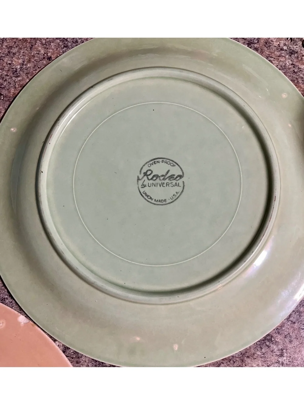 3 Vtg Universal Potteries Rodeo 10